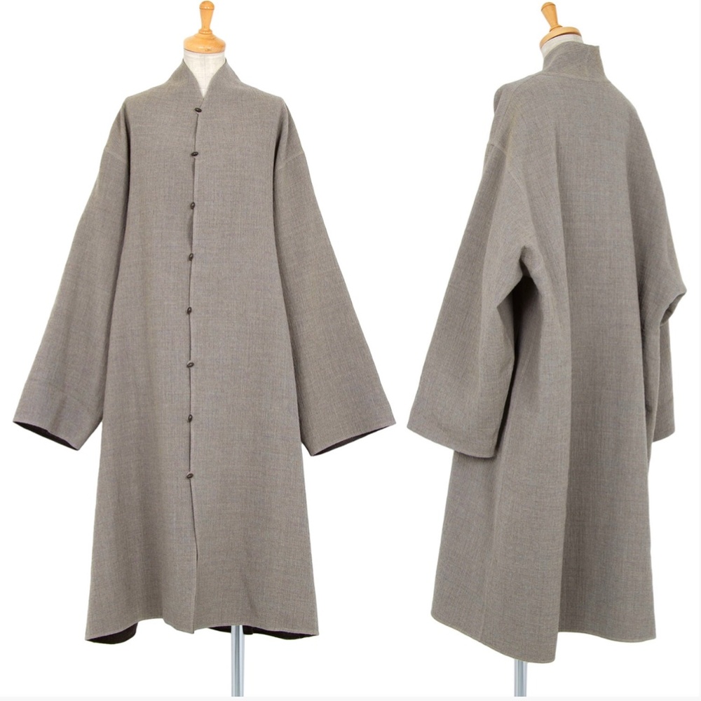 JURGEN LEHL Bonding Wool Long Coat Grey M